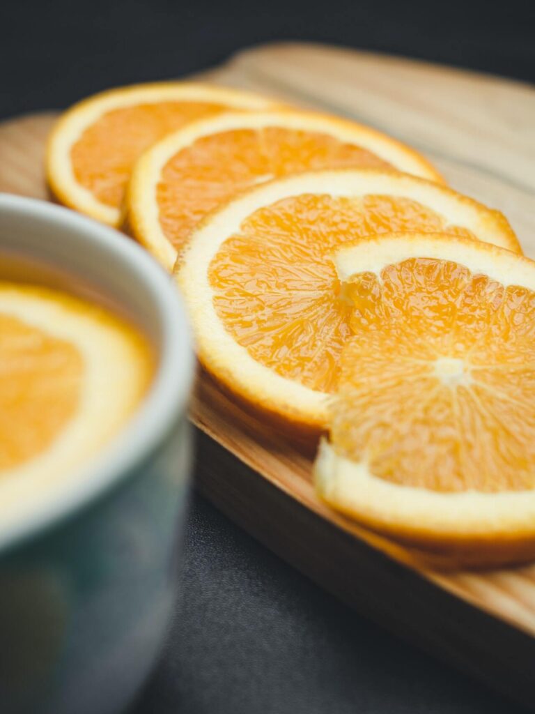 orange juice for strong nails